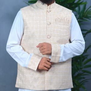 Exclusive Sherwani Katan Koti Panjabi Set 08